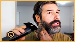 How to Trim Your Beard When Growing It Out Long [upl. by Madden]