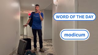 Dictionarycoms Word of the Day modicum [upl. by Razid]