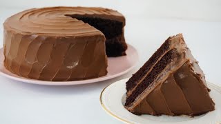 Easy Moist Chocolate Cake [upl. by Artimed]