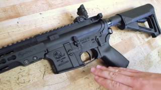 Armalite M 15 Tactical 18quot [upl. by Asilenna]