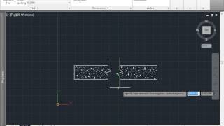 C00912 Jogged Dimensions AutoCAD 2014 Tutorial [upl. by Anirret]