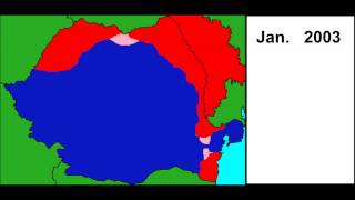 Alternate Romanian Civil War 20022006  SercatMapperIIII [upl. by Ettenal660]