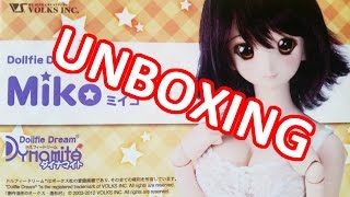 The Doll Days UNBOXING Volks Dollfie Dream Dynamite Miko [upl. by Elirpa]