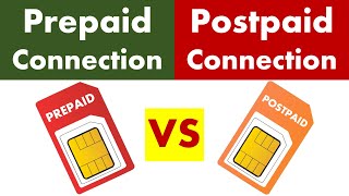 Differences between Prepaid and Postpaid Connection [upl. by Rosetta431]