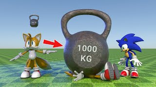 Tails Vs 1000 KG  🙃 SFX breakdown [upl. by Ria]