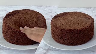 ১ পাউন্ড চকলেট স্পঞ্জ কেক বেইজ রেসিপি  Basic Chocolate Sponge Cake Recipe in Bangla  2 Egg Cake [upl. by Agna837]