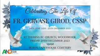 The Funeral Service of Fr Gervase Girod CSSp [upl. by Lodhia]