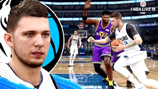 NBA LIVE 19 My Career  2Way Playmaker Build a Menace to Luka Doncic ep2 [upl. by Assirak]