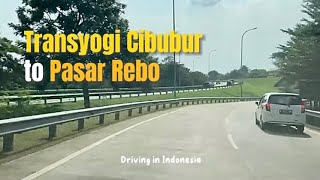 Transyogi Cibubur to Pasar Rebo East Jakarta❗️Full Nonstop Driving [upl. by Yeneffit121]