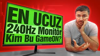 240Hz Monitör İncelemesi  Kim Bu GameON Markası [upl. by Narine512]