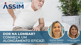 Dor na lombar Conheça um alongamento eficaz [upl. by Ravo262]