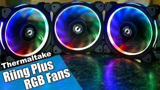 Thermaltake Riing Plus 12 RGB Radiator Fan TT Premium Edition REVIEW amp SOFTWARE OVERVIEW [upl. by Neraj629]