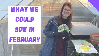 What To Sow In February  Allotment Gardening For Beginners UK [upl. by Johnnie329]