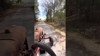 Going for an afternoon ride on the 1952 Farmall Super A Part 1 [upl. by Annahoj]