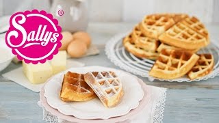 Waffeln mit Buttermilch  Sallys Basics  Grundrezept  Sallys Welt [upl. by Innes]