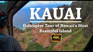 Kauai Island Helicopters EPIC Tour Hawaii 4k [upl. by Cence]