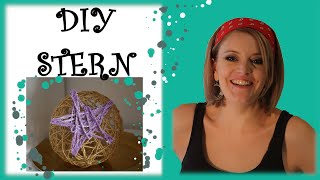 DIY Stern Advents und Weihnachtsdeko selber machen [upl. by Anaela]