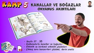 🌎Dünya KANALLAR VE BOĞAZLAR  OKYANUS AKINTILARI Harita Bilgisi Çalışması 🚀KODLAMALARLA 📌KAMP5 [upl. by Inoj709]