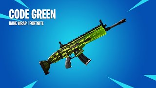 Code Green  Rare Wrap  Fortnite [upl. by Asined]