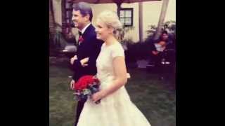 Leah Pipes and AJ Trauth Wedding [upl. by Ellennahc]