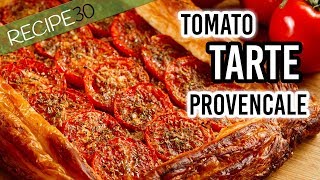 Tomato Tarte Provencale a vegetarian quick meal [upl. by Ticon641]