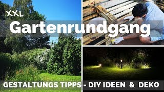 Garten Deko DIY  Gartengestaltung Tipps Ideen  Gartenbeleuchtung  Gartenmöbel  Garten gestalten [upl. by Chuah]