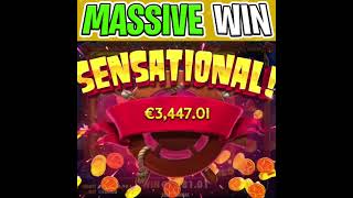 SKY BOUNTY SLOT 🔥 €150 BET 🤑 MASSIVE WIN shorts [upl. by Ahseken611]