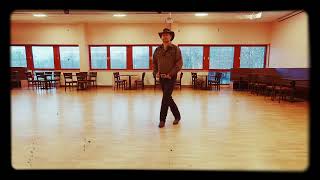 Copperhead Road Line Dance  Short Demo [upl. by Nomrac]