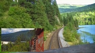 Kootenay Valley Railway Canadian Pacific Cabride  Trail to Nelson BC on an SD402 [upl. by Eseekram]