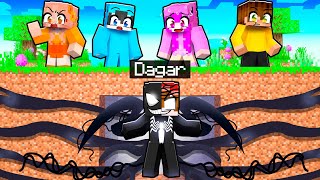 6 CAZADORES vs VENOM en Minecraft [upl. by Aiekram597]