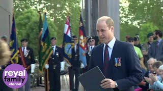 The Duke of Cambridge attends DDay service at National Arboretum [upl. by Igig]