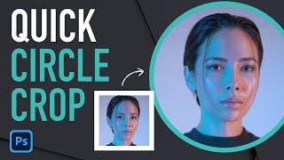 How to Crop an Image into a Circle in Photoshop  Quick amp Easy Tutorial [upl. by Jepum639]