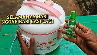 BANYAK YANG BELUM TAU BEGINI CARA SUPAYA NASI DI MAJIKOM TIDAK BASI BASI LAGI [upl. by Laekcim]