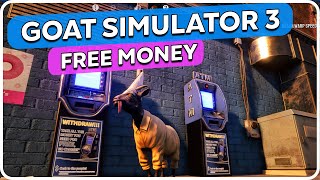 Free Money Goat Simulator 3  Secret Event  How To Get Dunce [upl. by Enytnoel]