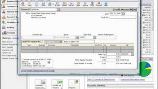 Peachtree Tutorial Entering Credit Memos Sage Training Lesson 191 [upl. by Woothen260]