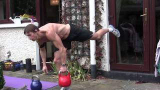 Home based workout  SLDL Press ups and kneeling power jumps [upl. by Atilamrac]