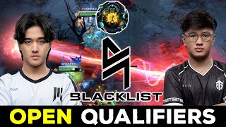 BLACKLIST NEW ROSTERS DEBUT  ABED amp GABBI IN OPEN QUALS ESL ONE KUALA LUMPUR 2023 DOTA 2 [upl. by Berta]