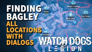 Finding Bagley Watch Dogs Legion All Locations [upl. by Ahsytal]