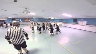 05312014 Medieval Meltdown Derby hosted by Atlantis Skateway [upl. by Noremmac]