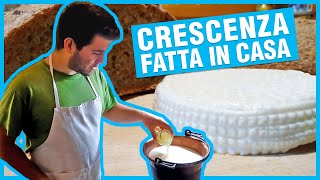 Ricetta Crescenza fatta in casa [upl. by Sufur]