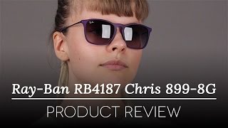 RayBan RB4187 Chris Sunglasses Review [upl. by Dahcir]