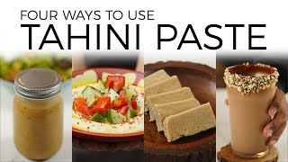 4 Ways To Use Tahini  Tahini Recipes  Easy Homemade Recipes [upl. by Amara911]