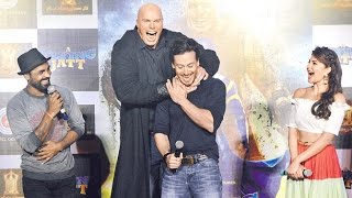 UNCUT Flying Jatt Trailer Launch  Tiger Shroff Jacqueline Fernandez amp Nathan Jones [upl. by Ivana]