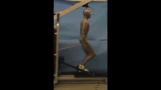 Thermetrics Newton Sweating Thermal Manikin walking on an Elliptical [upl. by Ihtraa]