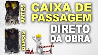 Caixa de passagem suja de concreto Como limpar [upl. by Quiteris]