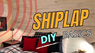 Easy Diy Shiplap Installation For Your Home Stepbystep Tutorial HD [upl. by Yreme698]