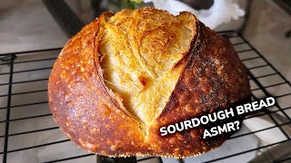 BREAD ASMR  Listening to the FreshBaked Sourdough Bread  New England Innkeeper [upl. by Sukhum]