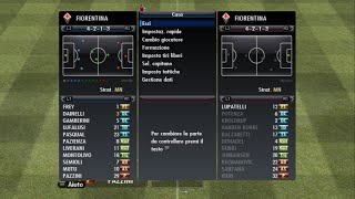 statistiche dei giocatori della fiorentina su pro evolution soccer 2008 [upl. by Notluf]