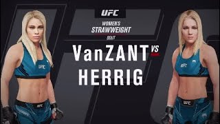 Paige VanZant vs Felice Herrig UFC [upl. by Abehsile]