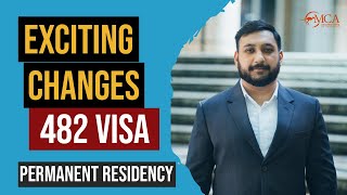 Exciting Changes for 482 Visa Holders Transitioning to Permanent Residency Explained [upl. by Hartill326]